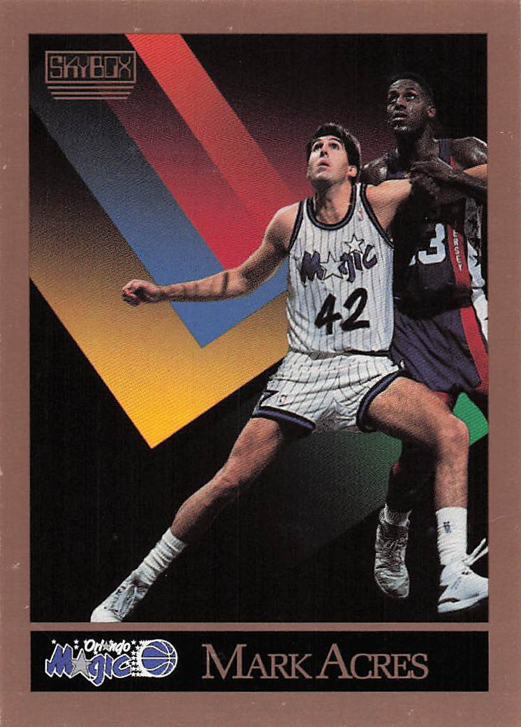 1990-91 SkyBox Basketball Mark Acres #198