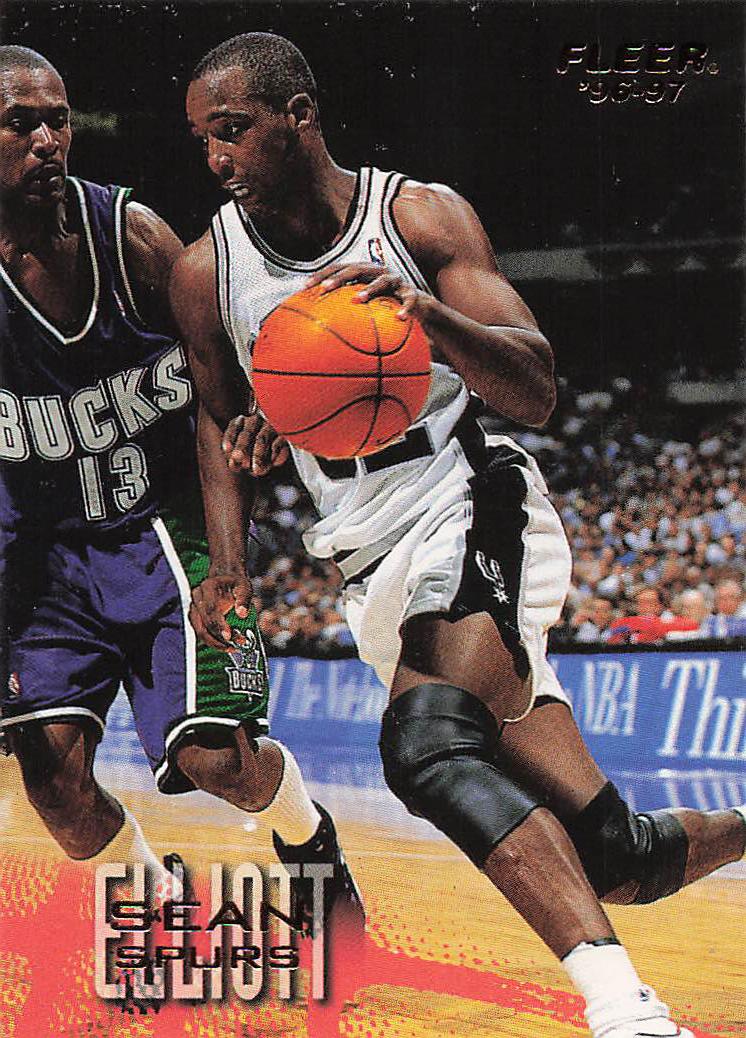 1996-97 Fleer Basketball Sean Elliott #98