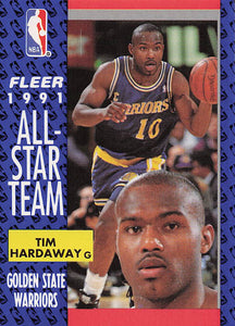1991-92 Fleer Basketball Tim Hardaway #216