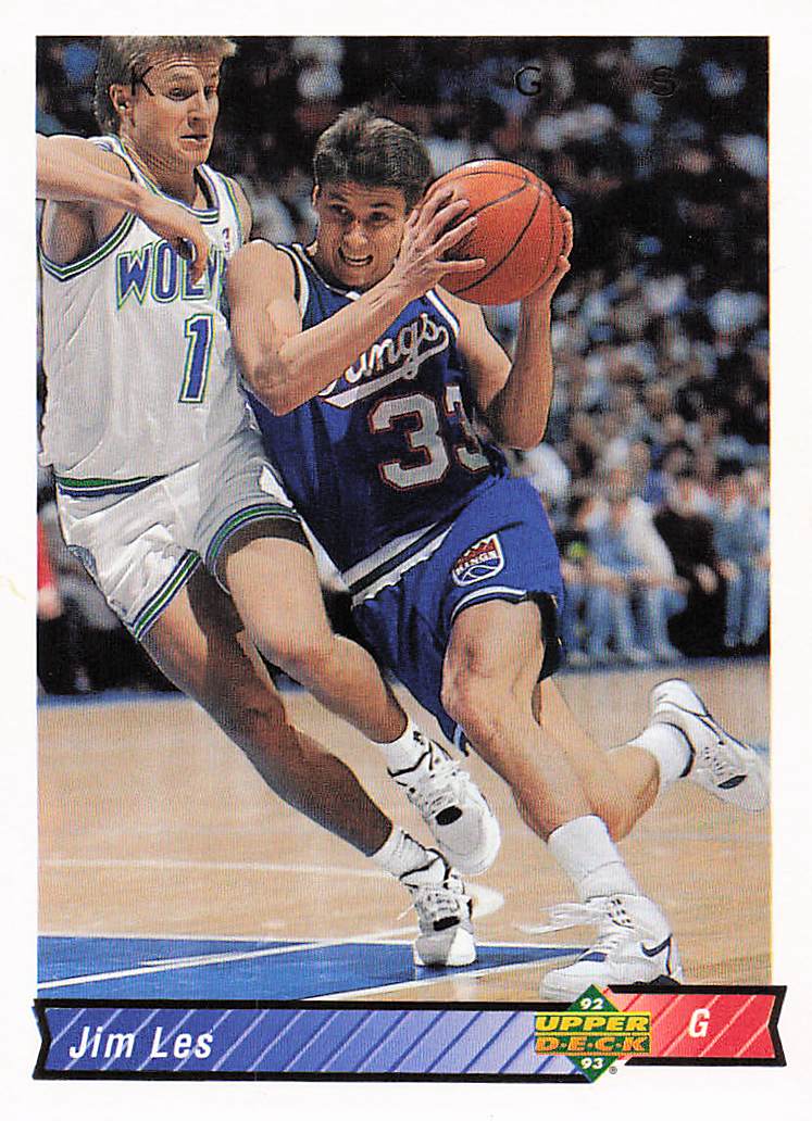 1992-93 Upper Deck Basketball Jim Les #241
