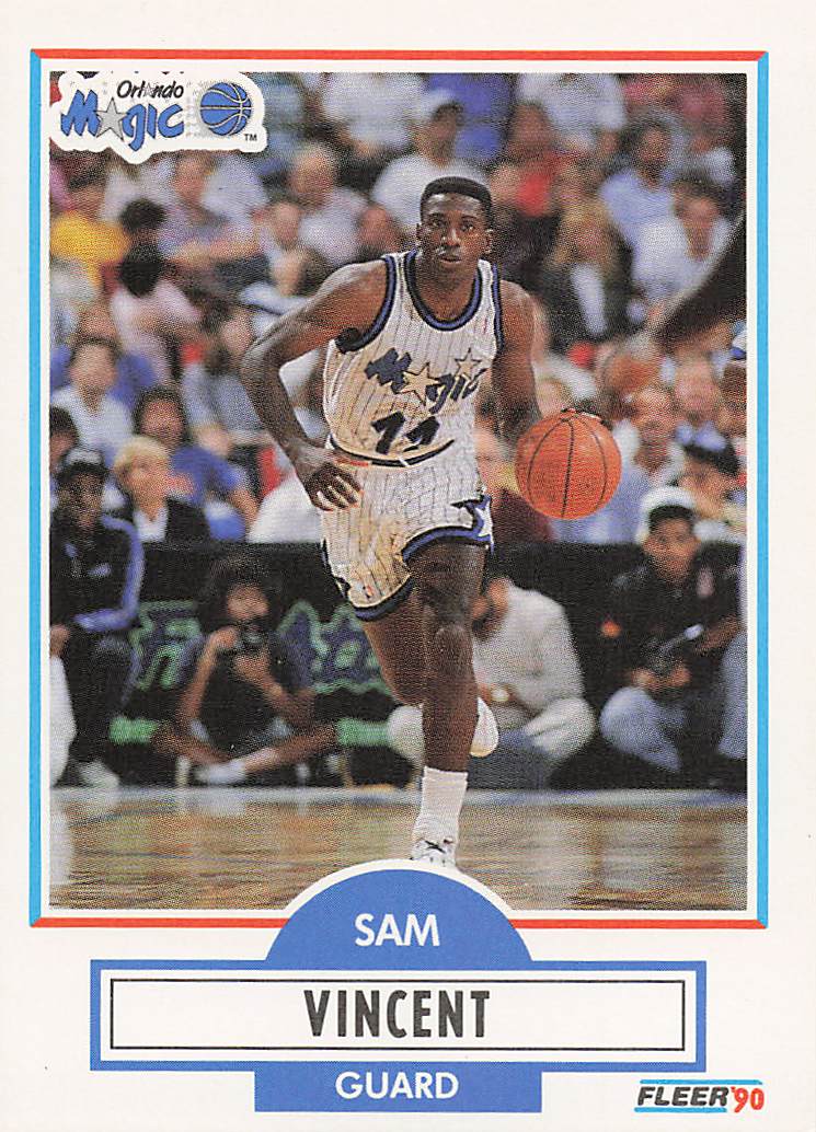 1990-91 Fleer Basketball Sam Vincent #137