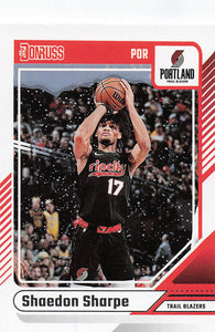 2024-25 Donruss Basketball Shaedon Sharpe #116