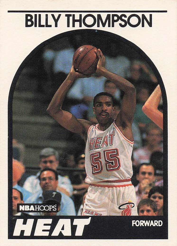 1989-90 Hoops Basketball Billy Thompson #59 Rookie