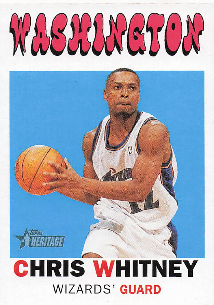 2000-01 Topps Heritage Basketball Chris Whitney #152
