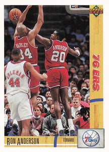 1991-92 Upper Deck Basketball Ron Anderson #180