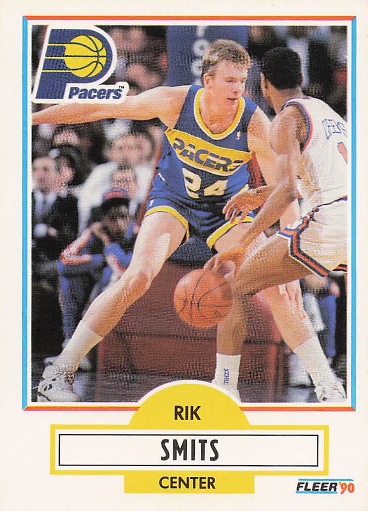 1990-91 Fleer Basketball Rik Smits #82