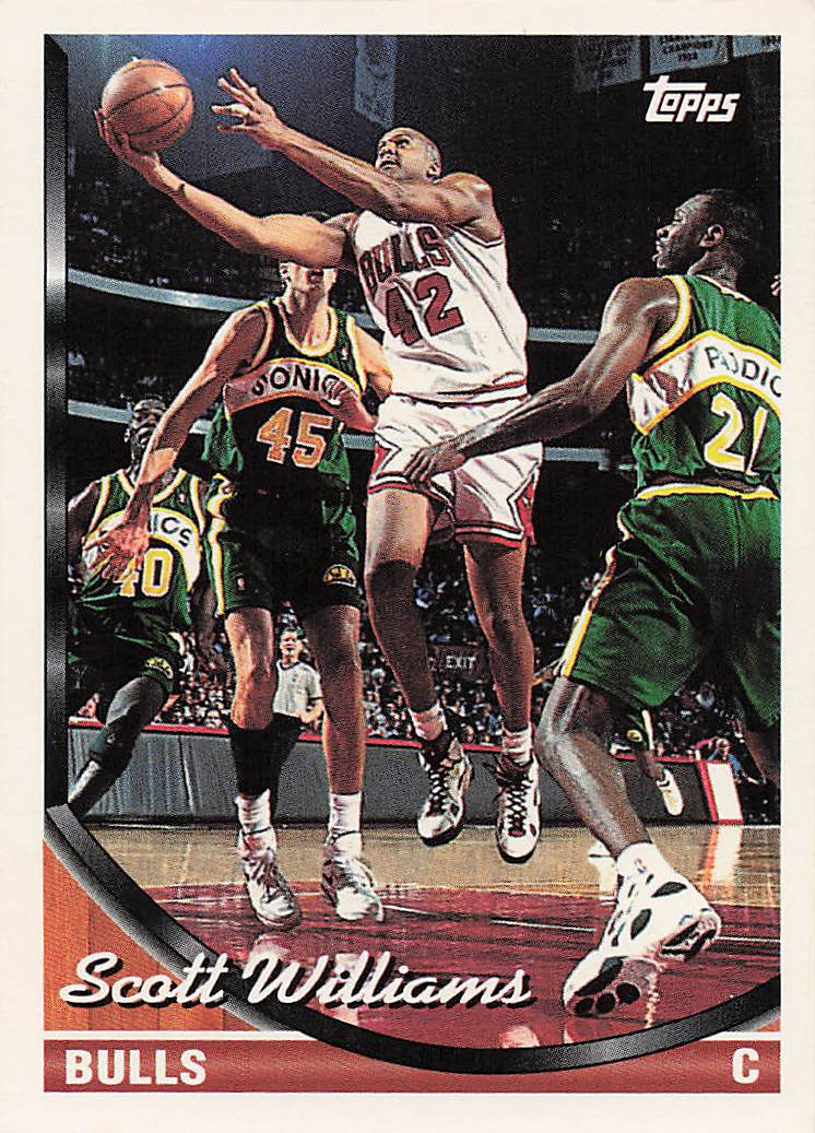 1993-94 Topps Basketball Scott Williams #348