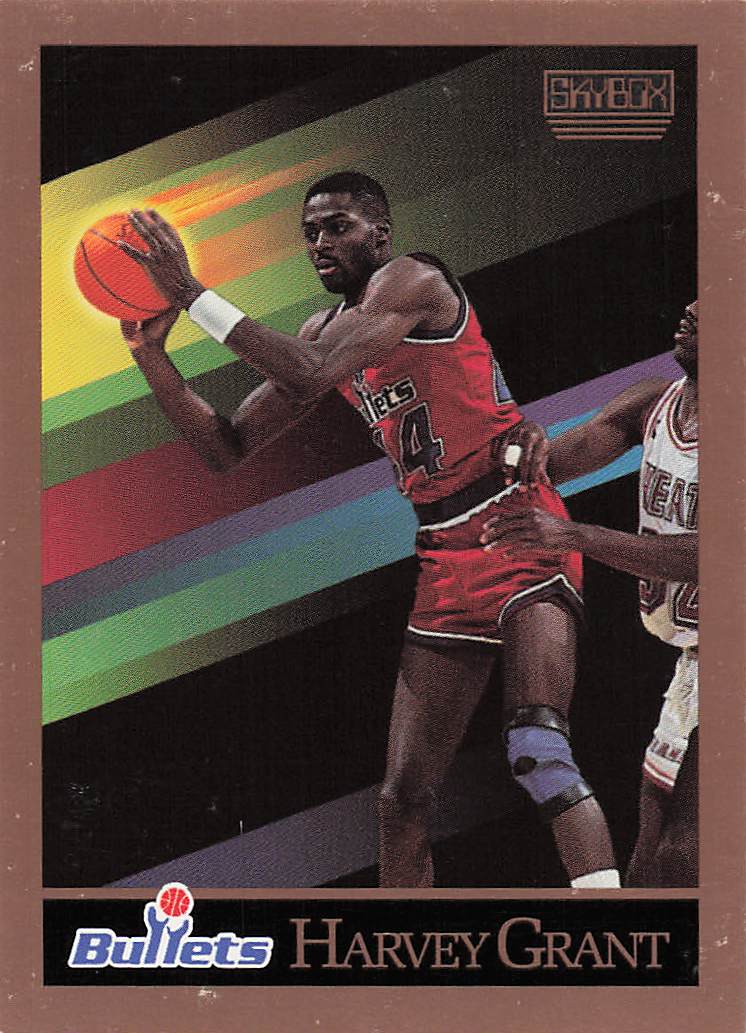 1990-91 SkyBox Basketball Harvey Grant #288