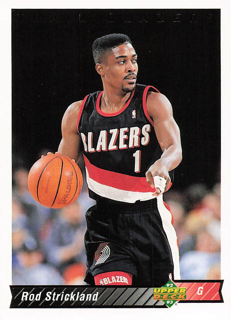 1992-93 Upper Deck Basketball Rod Strickland #384
