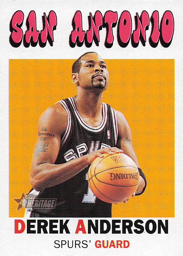 2000-01 Topps Heritage Basketball Derek Anderson #222