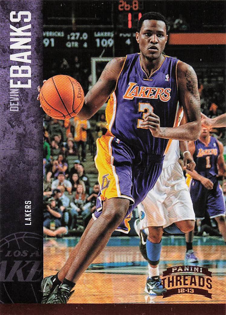 2012-13 Panini Threads Basketball Devin Ebanks #68