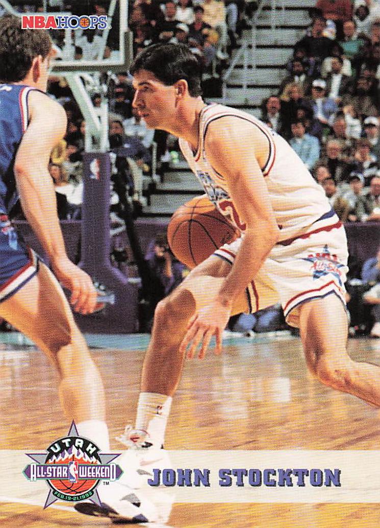 1993-94 Hoops Basketball John Stockton #280