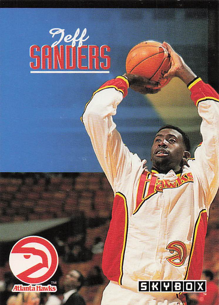 1992-93 SkyBox Basketball Jeff Sanders #357