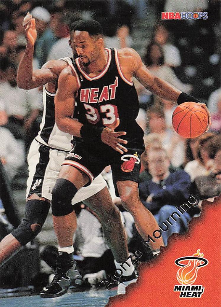 1996-97 Hoops Basketball Alonzo Mourning #84