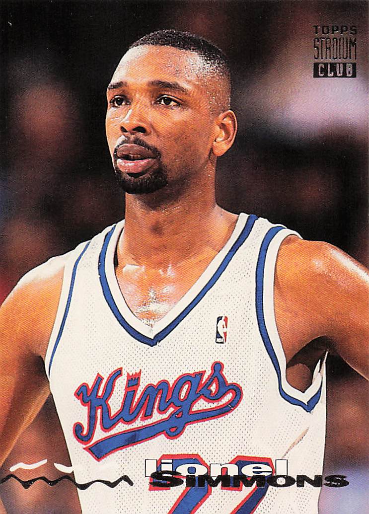 1993-94 Stadium Club Basketball Lionel Simmons #28
