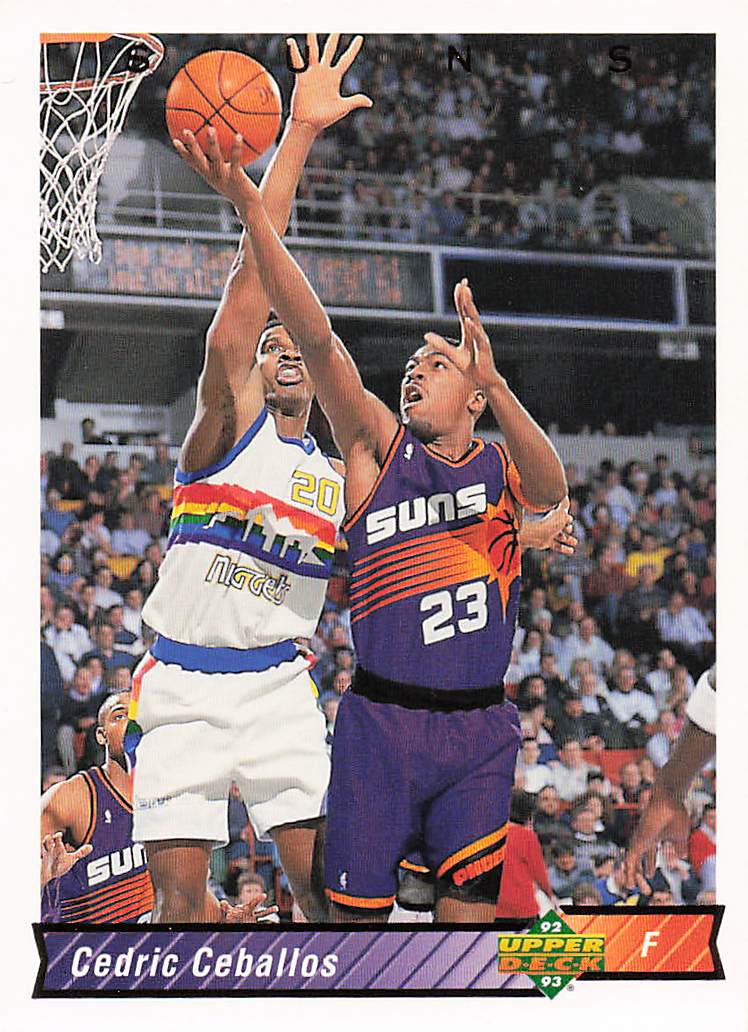 1992-93 Upper Deck Basketball Cedric Ceballos #383