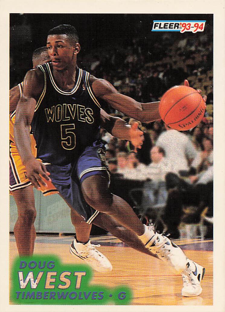1993-94 Fleer Basketball Doug West #127
