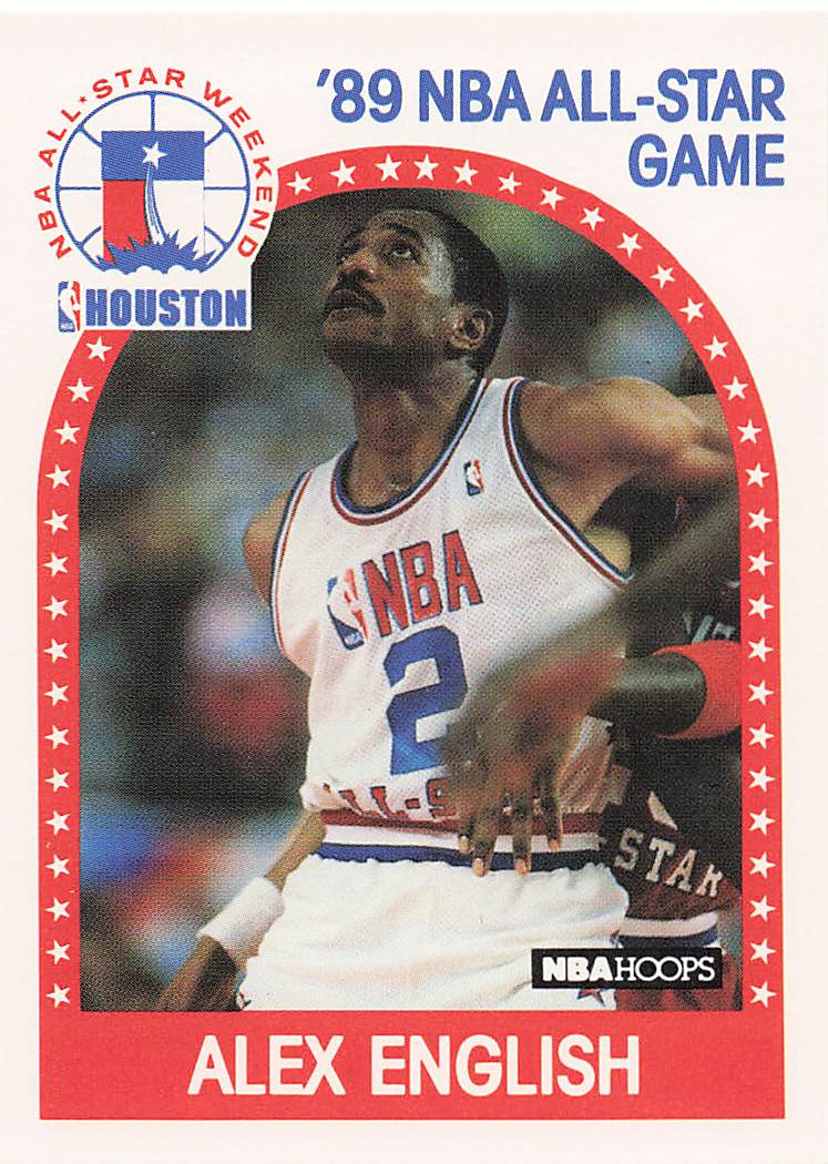 1989-90 Hoops Basketball Alex English #133