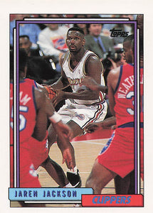 1992-93 Topps Basketball Jaren Jackson #358 Rookie