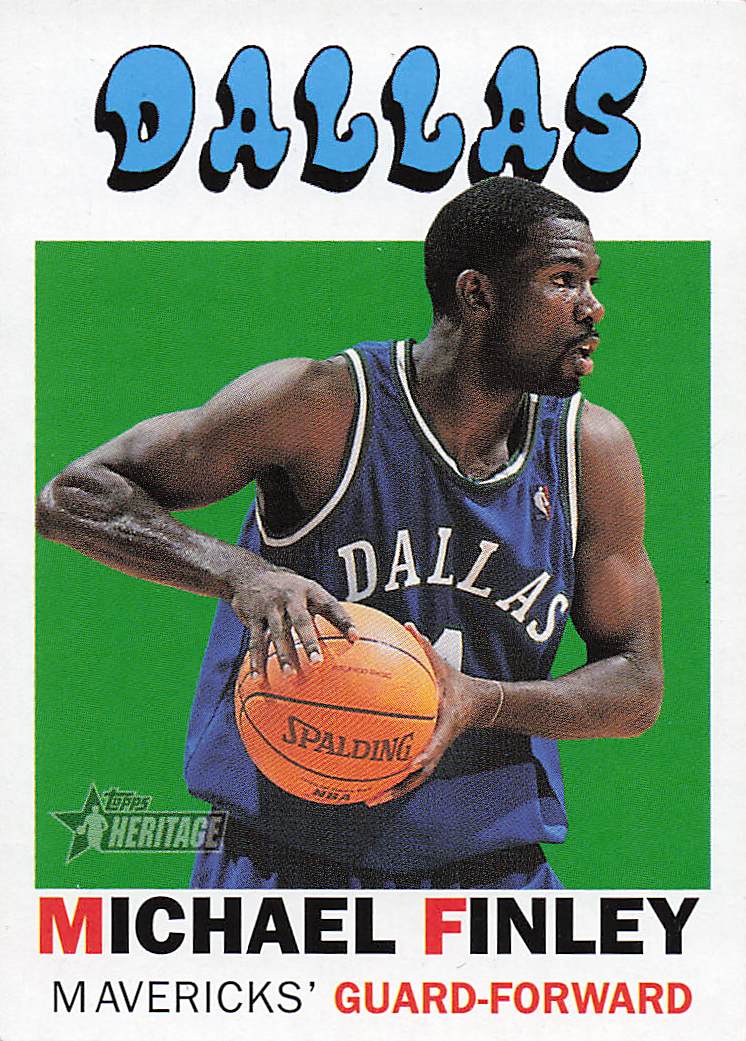 2000-01 Topps Heritage Basketball Michael Finley #5