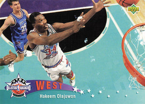 1992-93 Upper Deck Basketball Hakeem Olajuwon #444