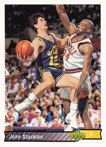 1992-93 Upper Deck Basketball John Stockton #116