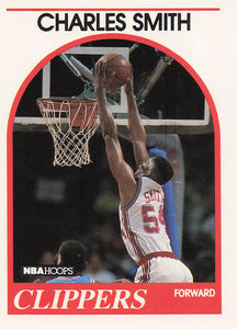 1989-90 Hoops Basketball Charles Smith #262 Rookie