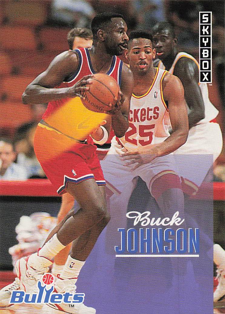 1992-93 SkyBox Basketball Buck Johnson #406