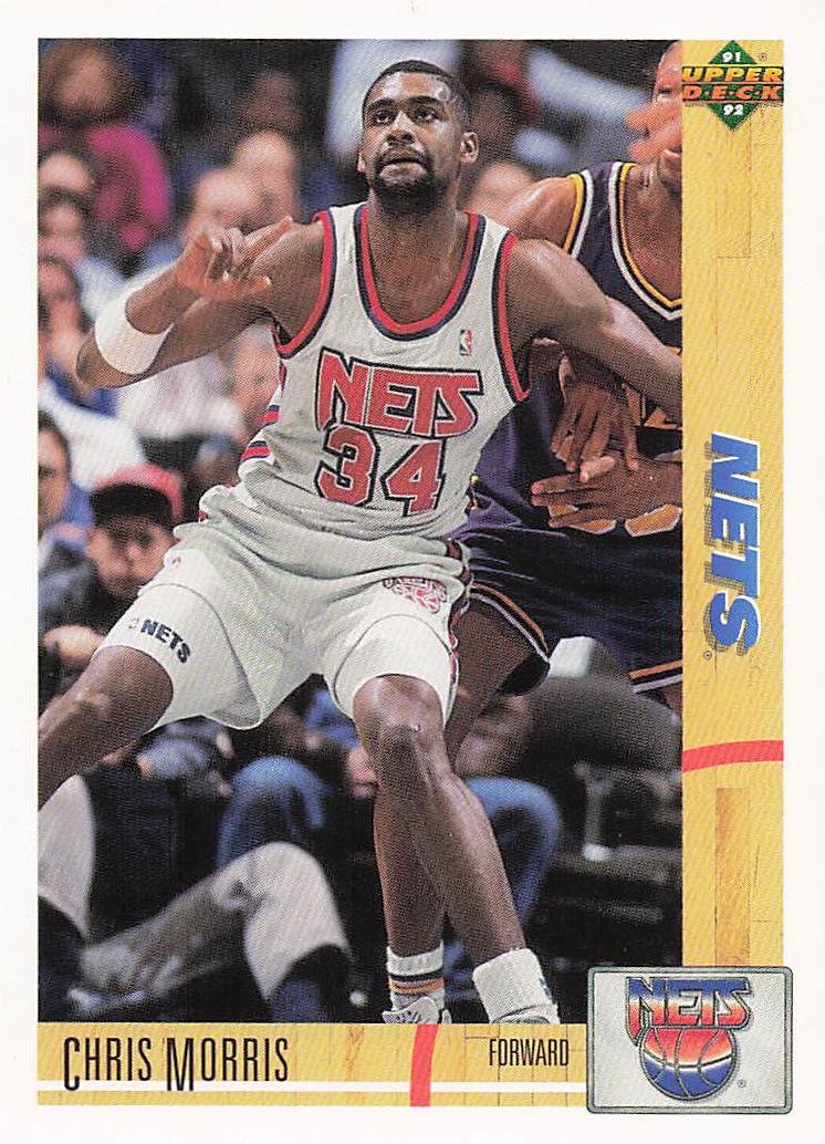 1991-92 Upper Deck Basketball Chris Morris #339b