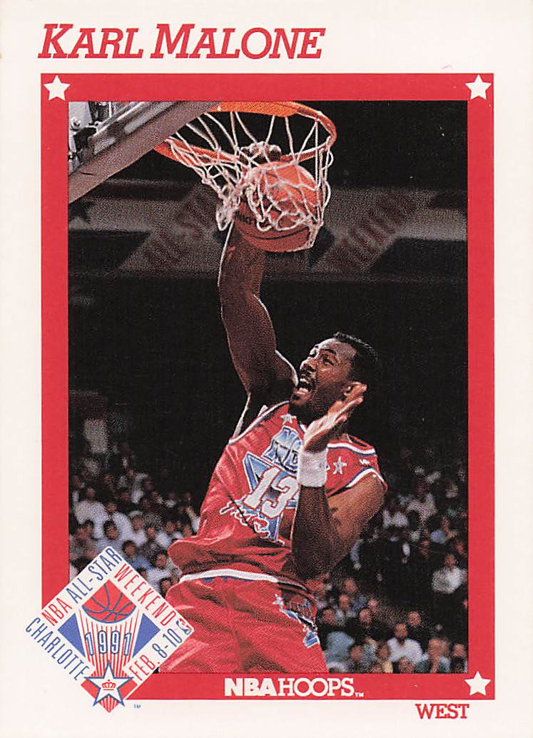 1991-92 Hoops Basketball Karl Malone #267