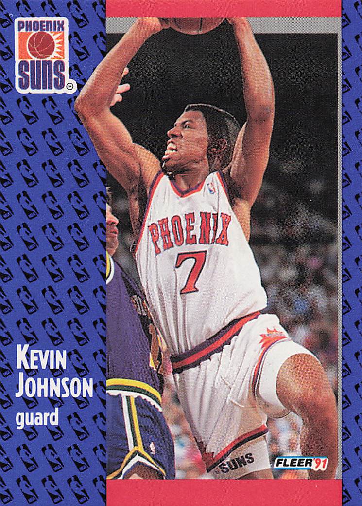 1991-92 Fleer Basketball Kevin Johnson #161