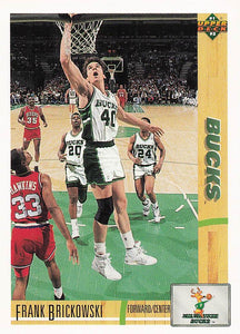 1991-92 Upper Deck Basketball Frank Brickowski #350b