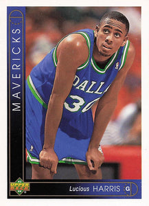 1993-94 Upper Deck Basketball Lucious Harris #393 Rookie