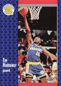 1991-92 Fleer Basketball Tim Hardaway #65
