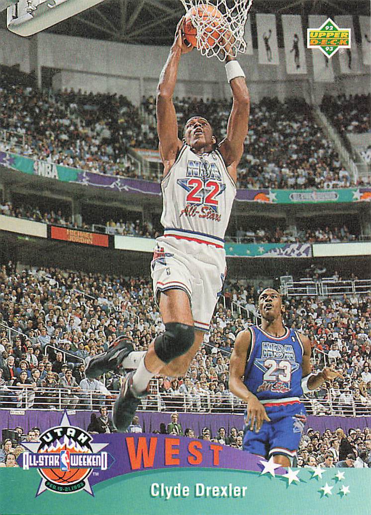 1992-93 Upper Deck Basketball Clyde Drexler #438