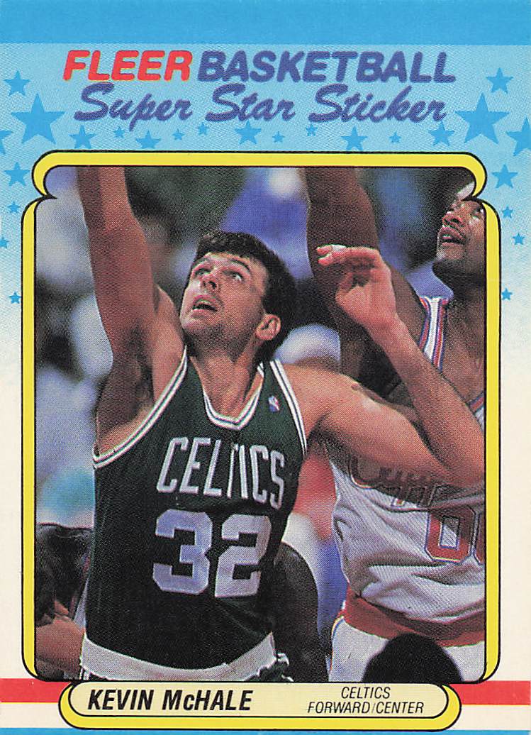 1988-89 Fleer Basketball Stickers Kevin McHale #9