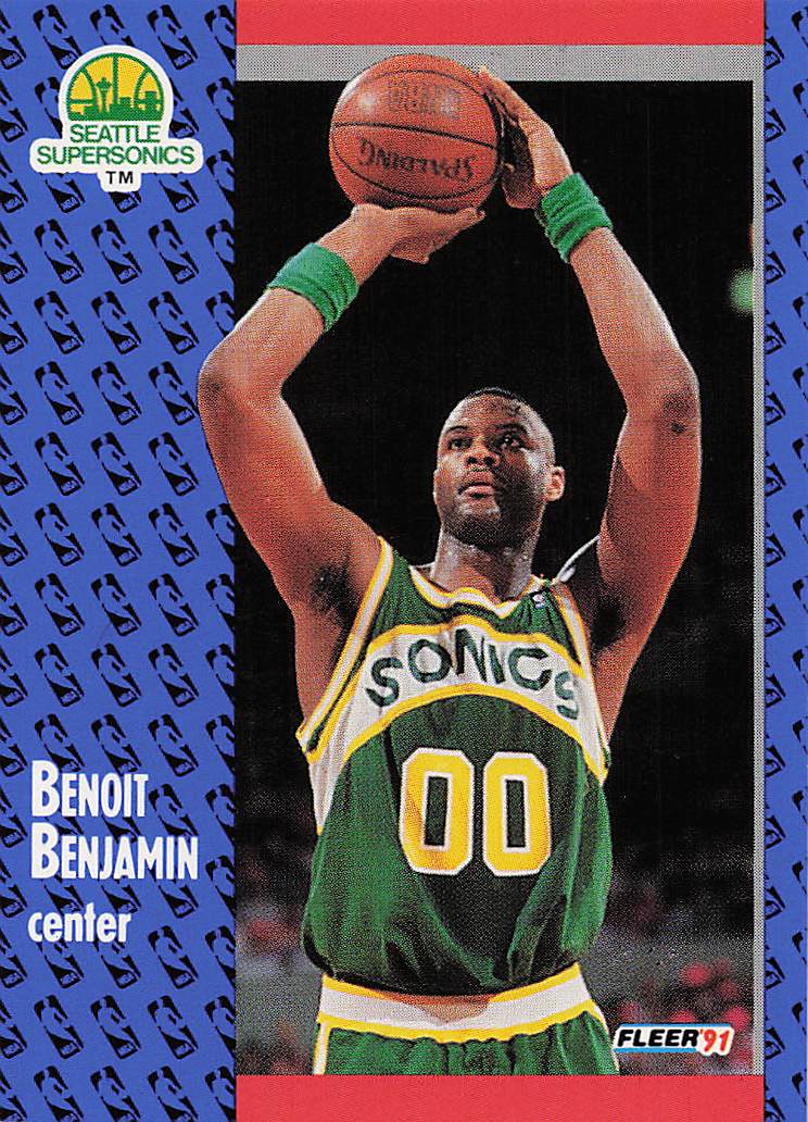 1991-92 Fleer Basketball Benoit Benjamin #189