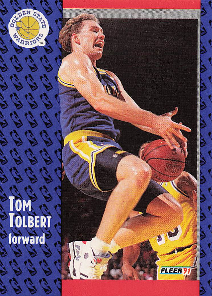 1991-92 Fleer Basketball Tom Tolbert #72