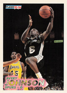 1993-94 Fleer Basketball Avery Johnson #194