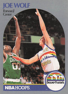 1990-91 Hoops Basketball Joe Wolf #412