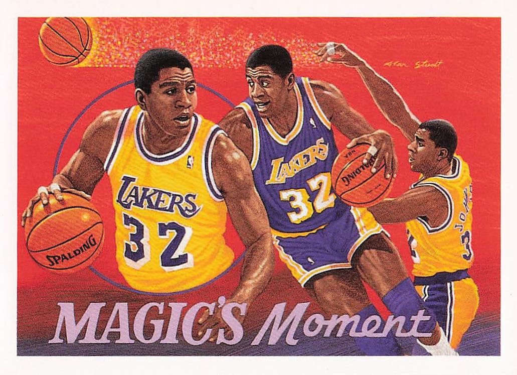 1991-92 Upper Deck Basketball Magic's Moment #29b