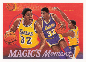 1991-92 Upper Deck Basketball Magic's Moment #29b
