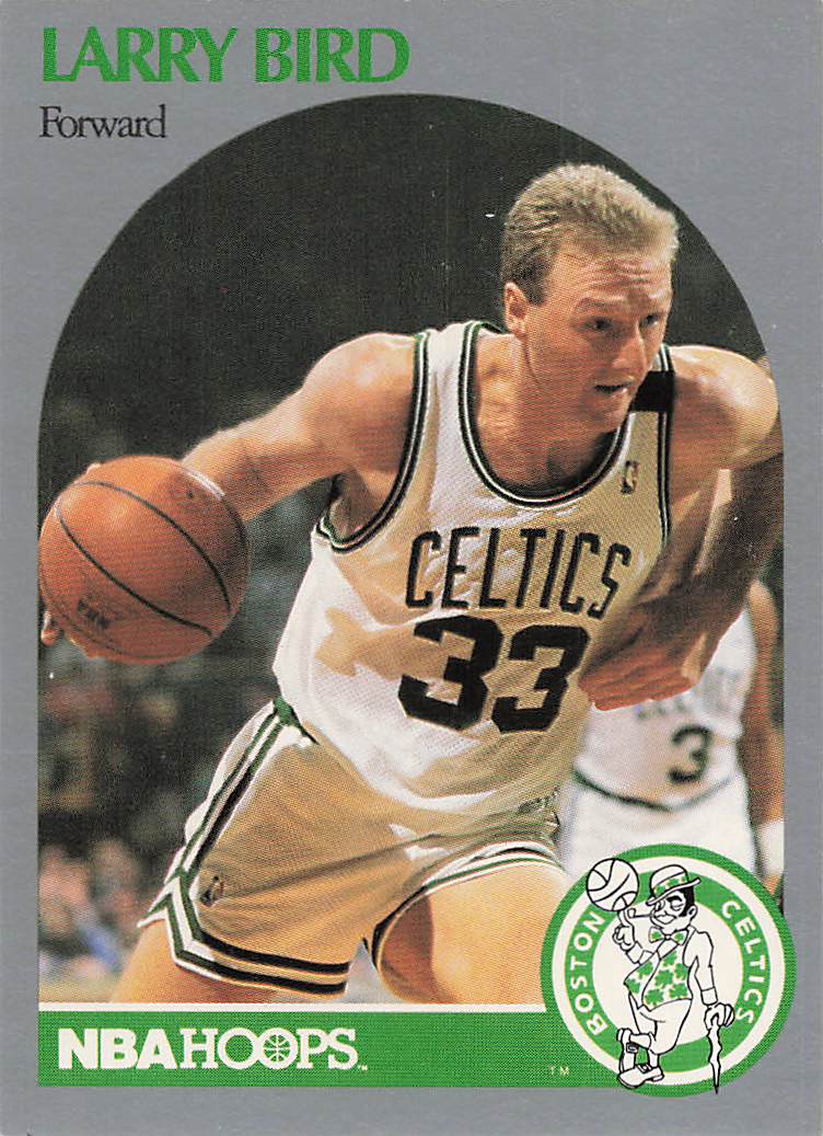 1990-91 Hoops Basketball Larry Bird #39