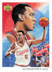 1992-93 Upper Deck Basketball Danny Manning #40b