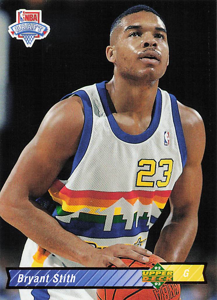 1992-93 Upper Deck Basketball Bryant Stith #9 Rookie