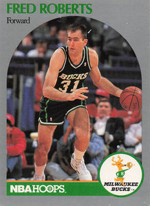 1990-91 Hoops Basketball Fred Roberts #181