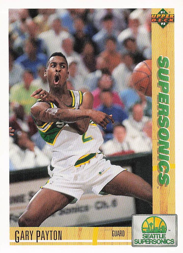 1991-92 Upper Deck Basketball Gary Payton #153