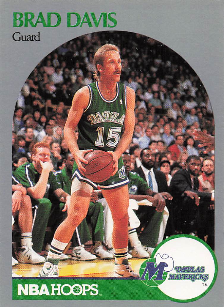 1990-91 Hoops Basketball Brad Davis #84