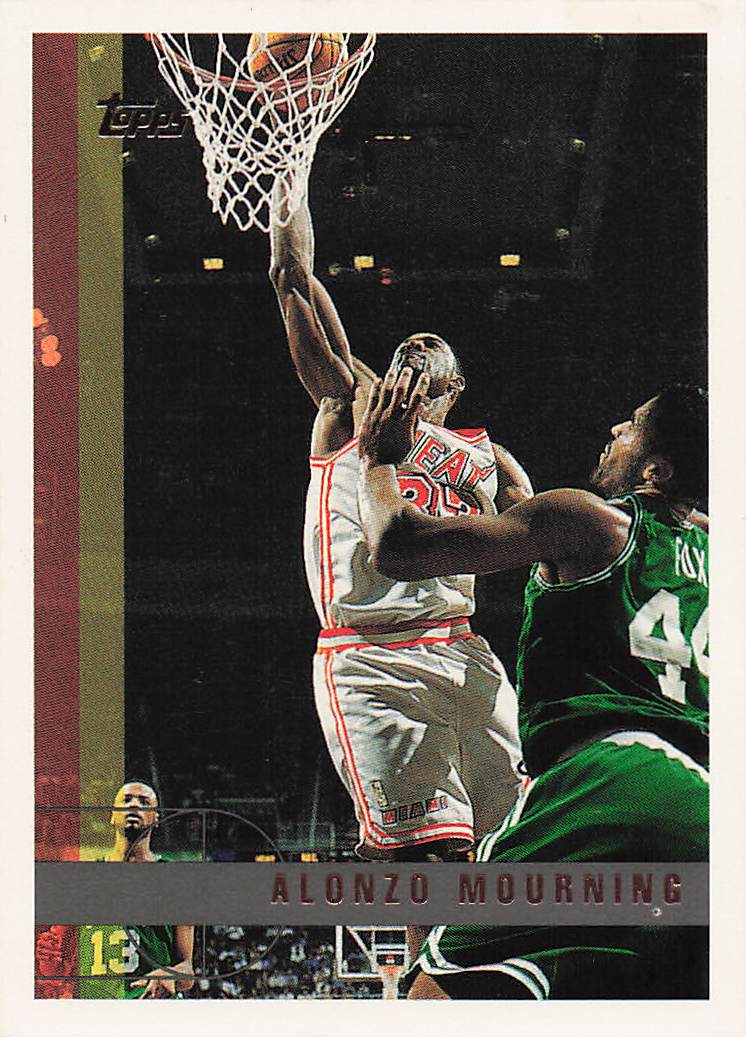 1997-98 Topps Basketball Alonzo Mourning #101
