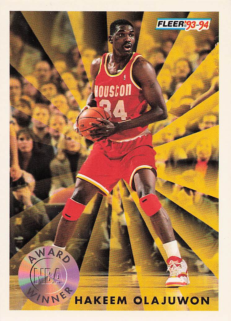 1993-94 Fleer Basketball Hakeem Olajuwon #230